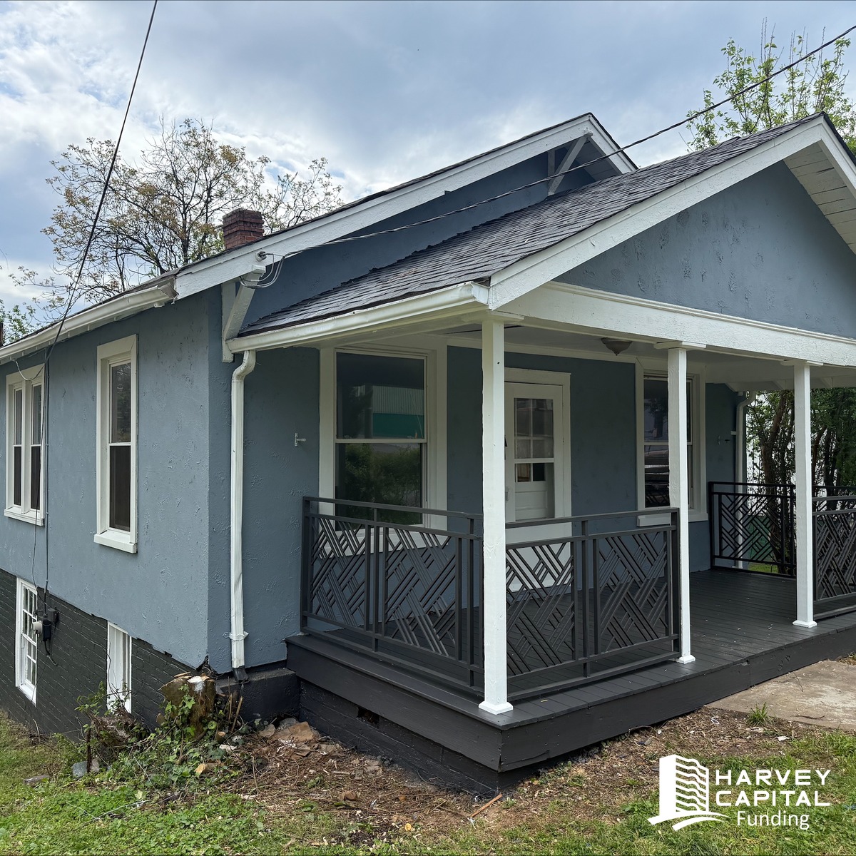 Single-family craftsman bungalow in Lynchburg, VA — subject of the $55,000 Harvey Capital Funding bridge loan